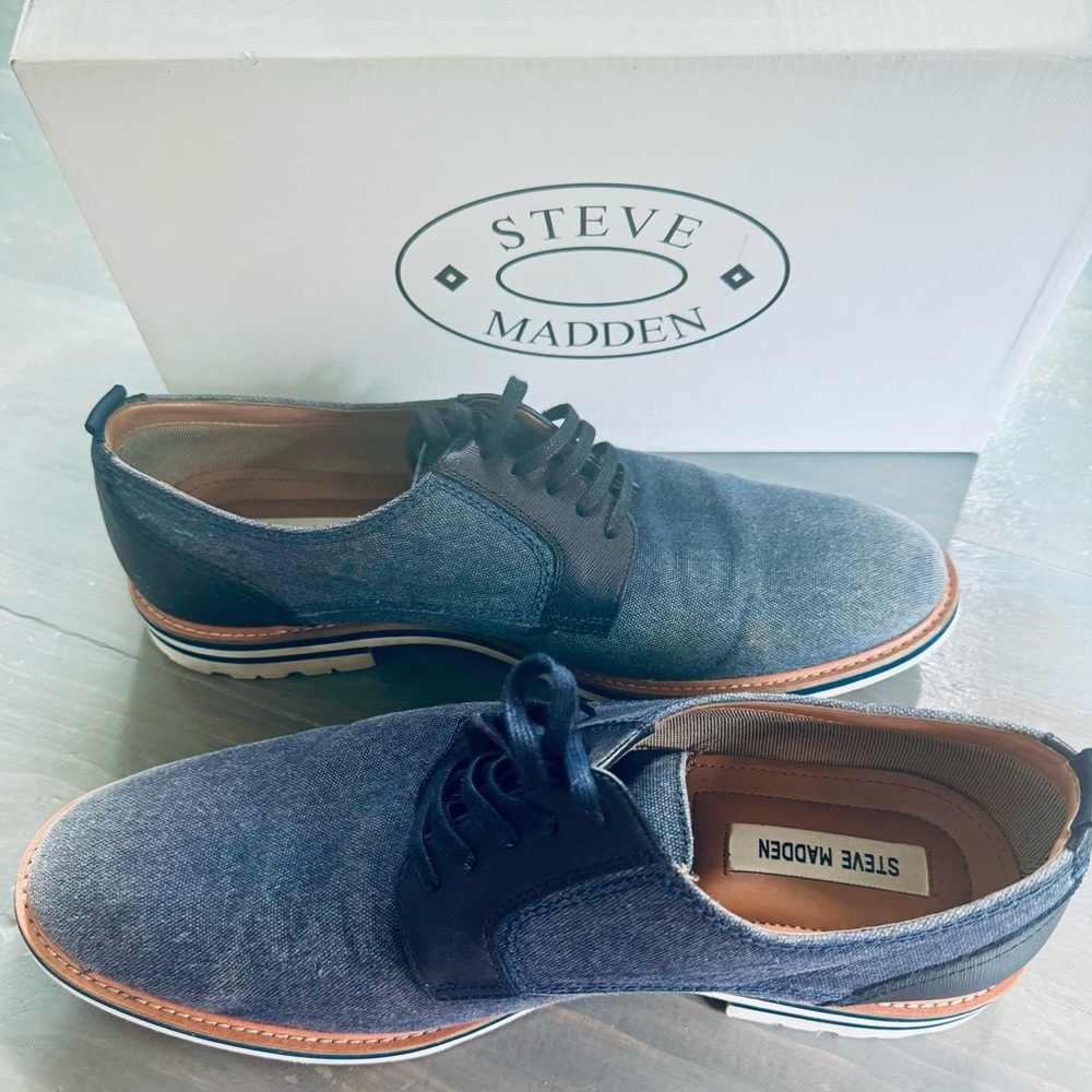 Steve Madden Men’s Carlyn Oxford Shoes Size 11.5